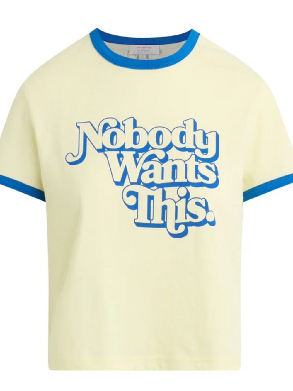 Daughter x 'Nobody Wants This'
Contrast Binding
Organic Cotton GraphicT-Shirt